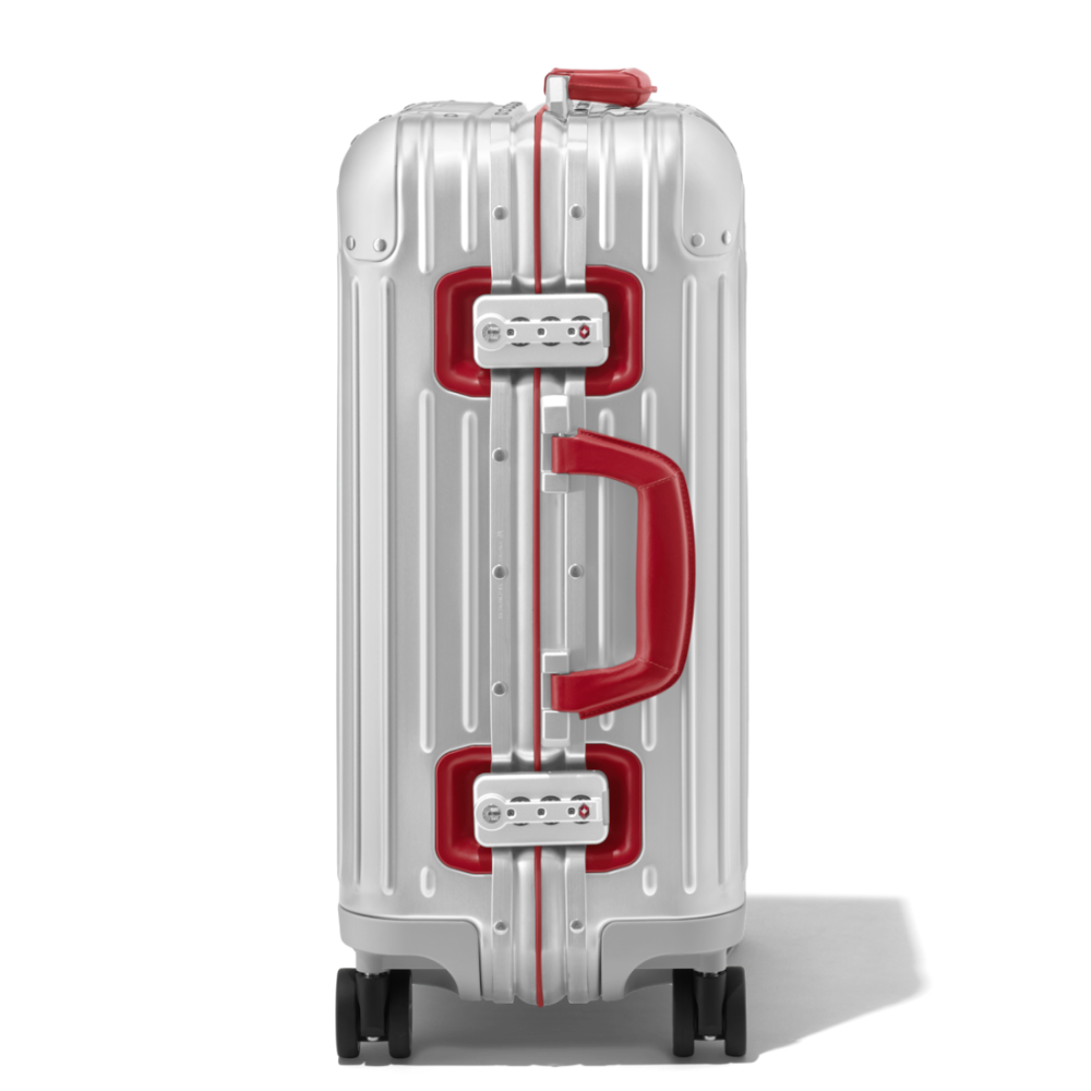 Rimowa Red Premium Cabin Twist Trolley Bag-thumb-3