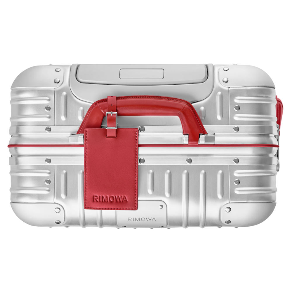 Rimowa Red Premium Cabin Twist Trolley Bag-thumb-4