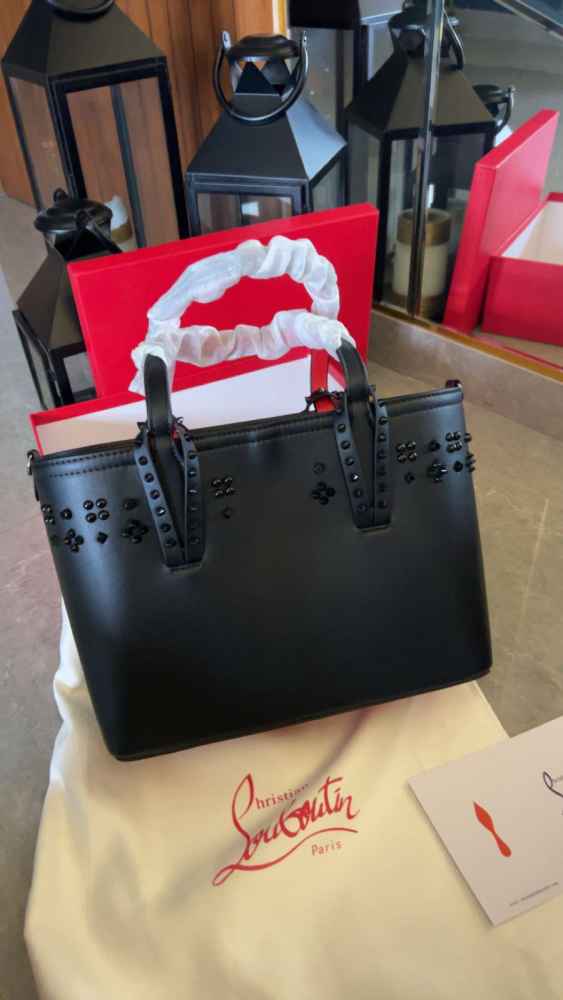 Christian Louboutin Cabata Medium Leather Tote Bag-thumb-2