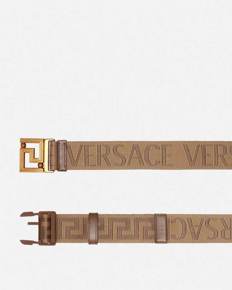 Versace Brown Premium Quality Leather Belt-thumb-2