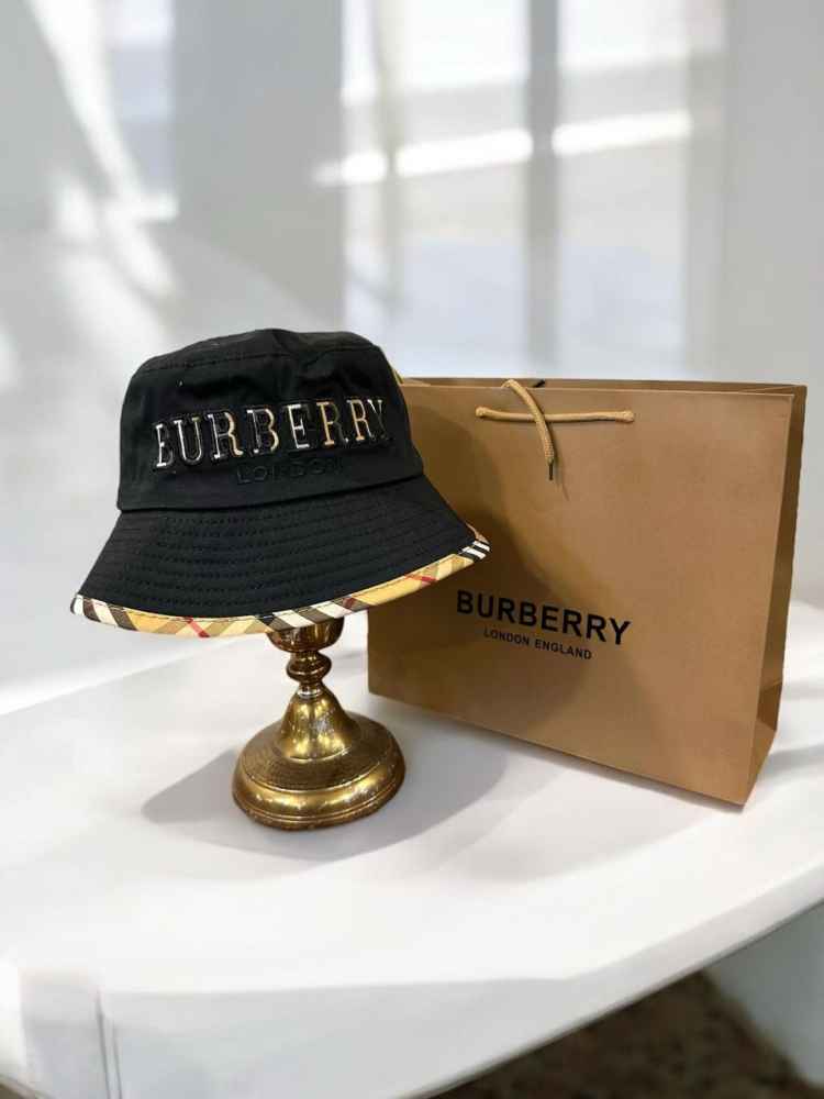 Burberry TB Embroidered Black Premium Cap-thumb-0