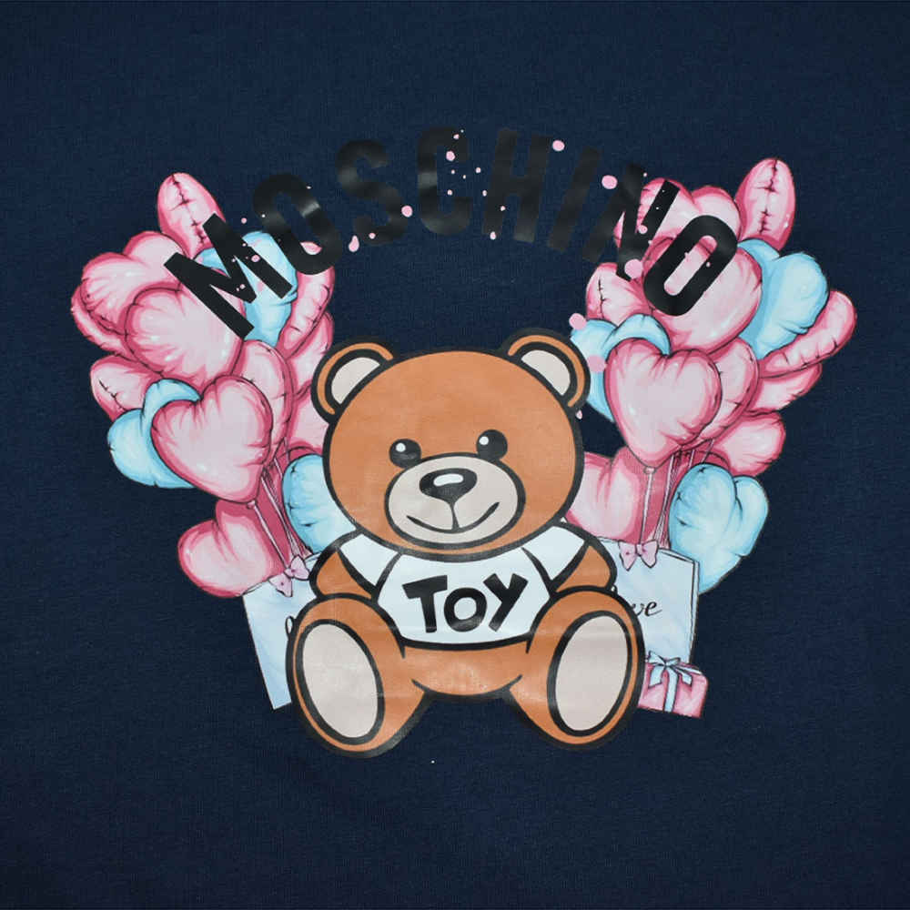 Moschino Blue Premium Quality Women T-shirt-2