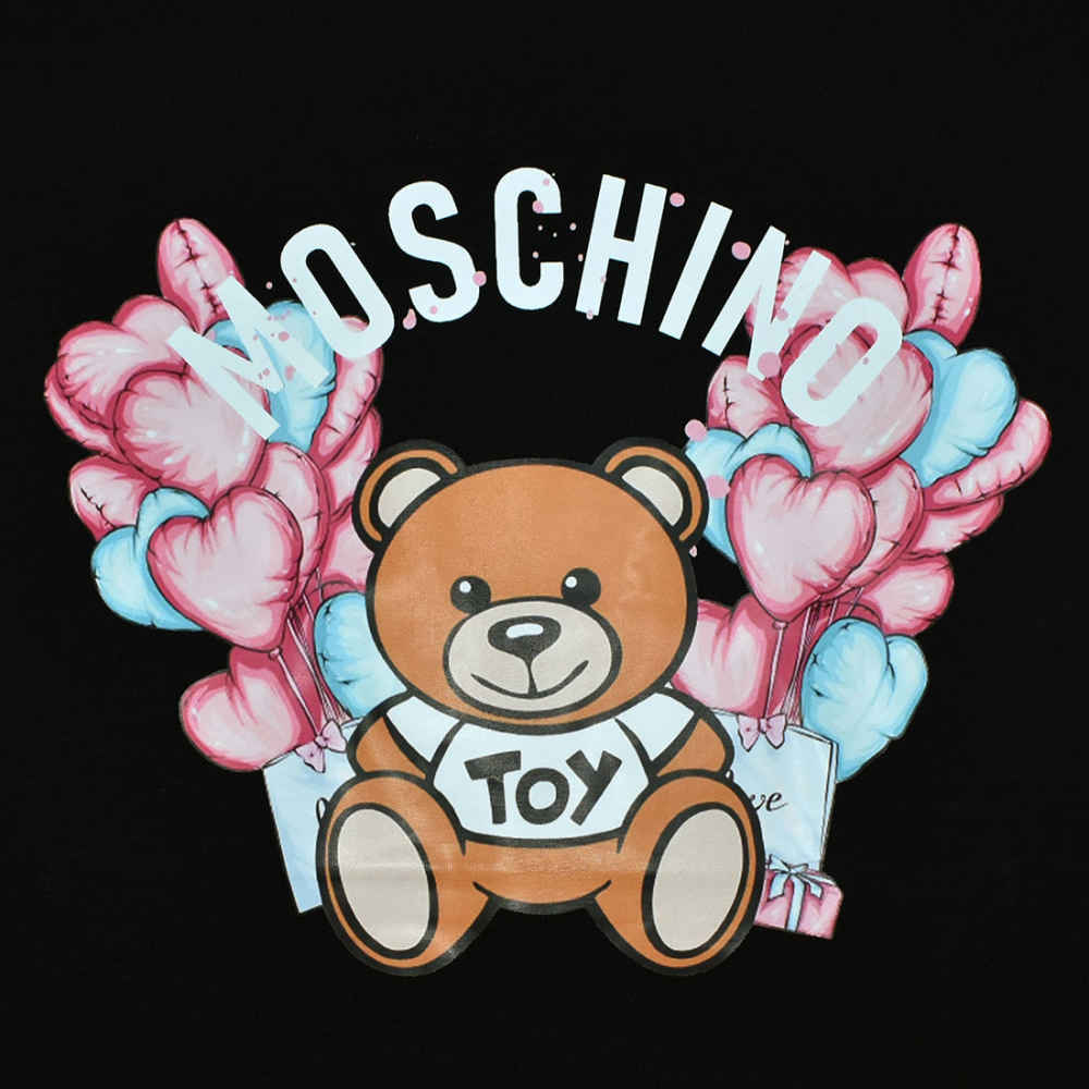 Moschino Black Premium Quality Women T-shirt-2