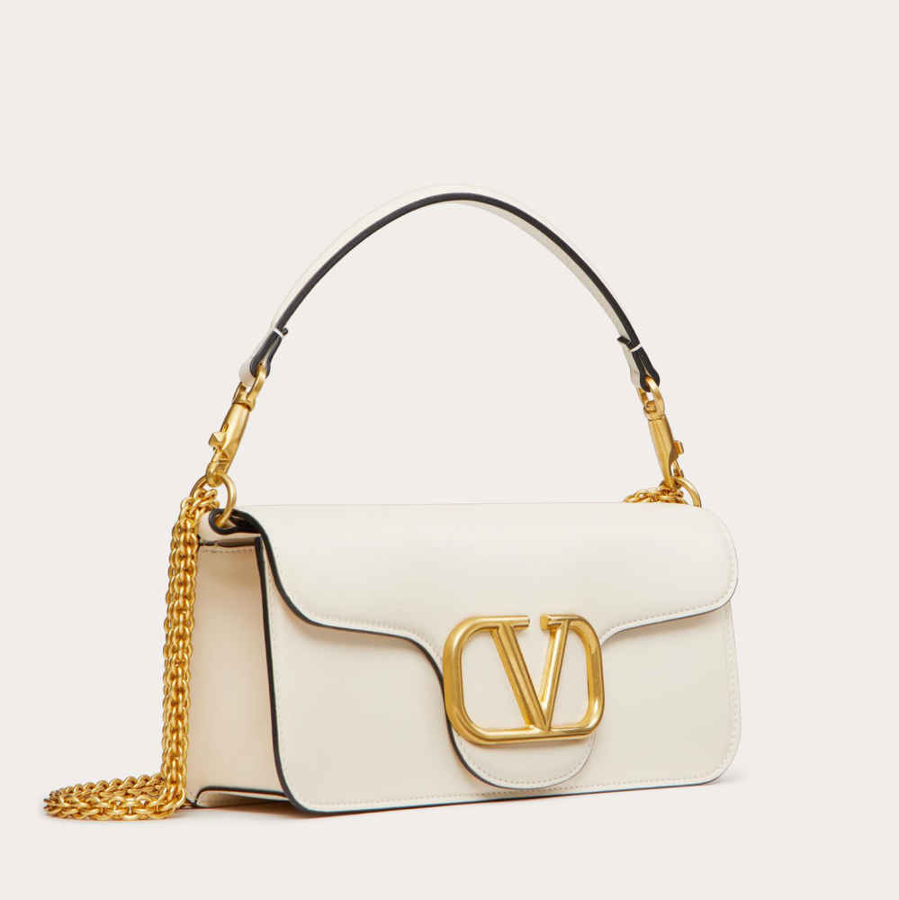 Valentino Garavani Locò White Sling Bag-1