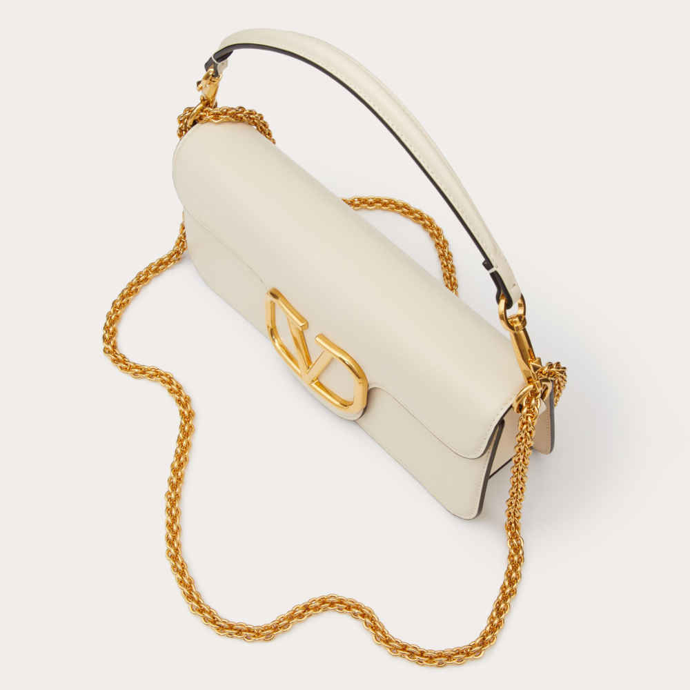 Valentino Garavani Locò White Sling Bag-3