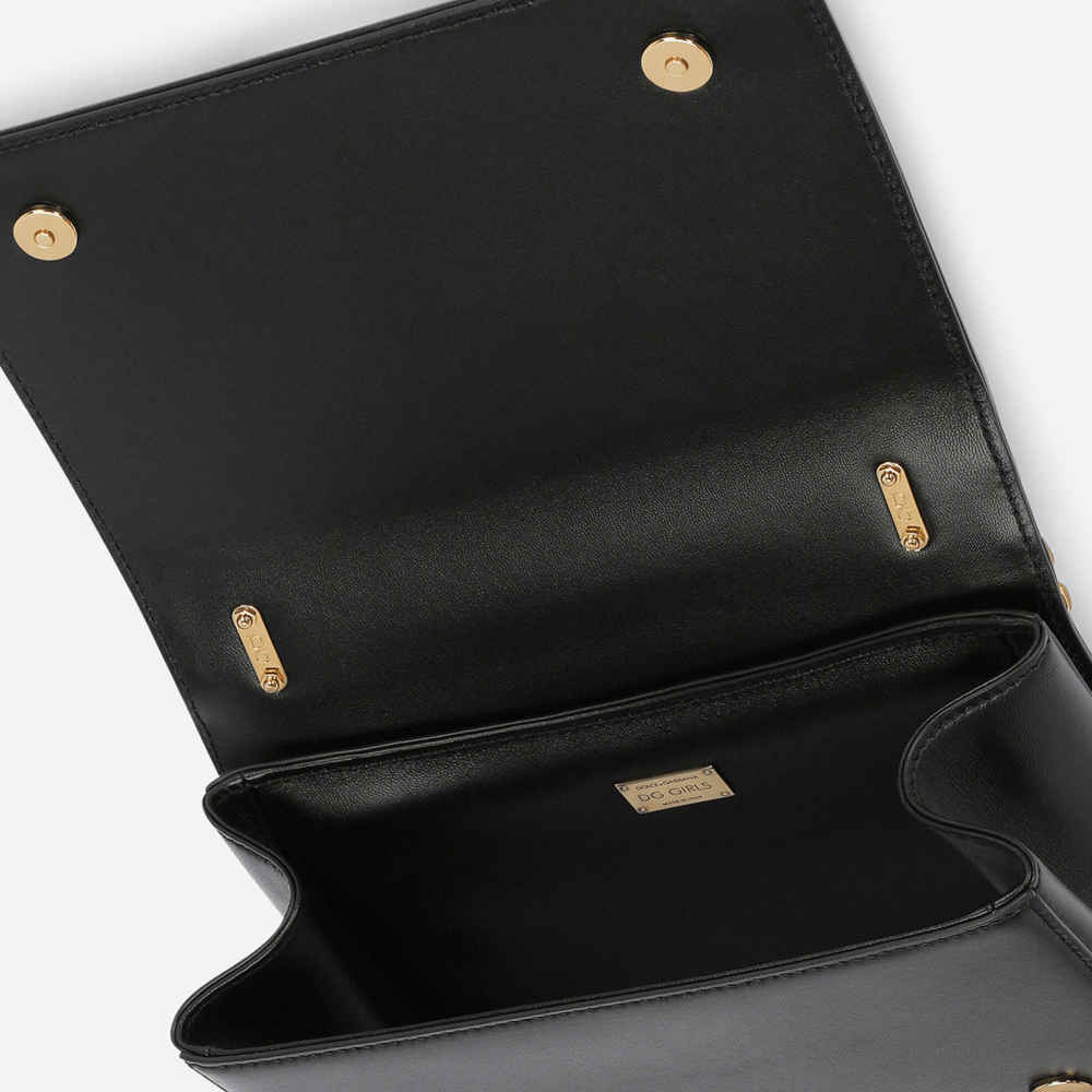 Dolce & Gabbana Nappa leather DG Girls Black shoulder bag-3