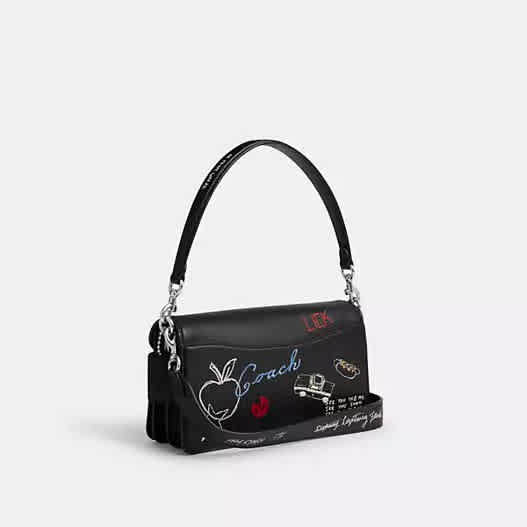 Coach Tabby Shoulder Bag 26 With Sketch Print-1