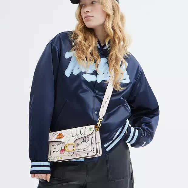 Coach Tabby Shoulder Bag 26 With Sketch Print-7