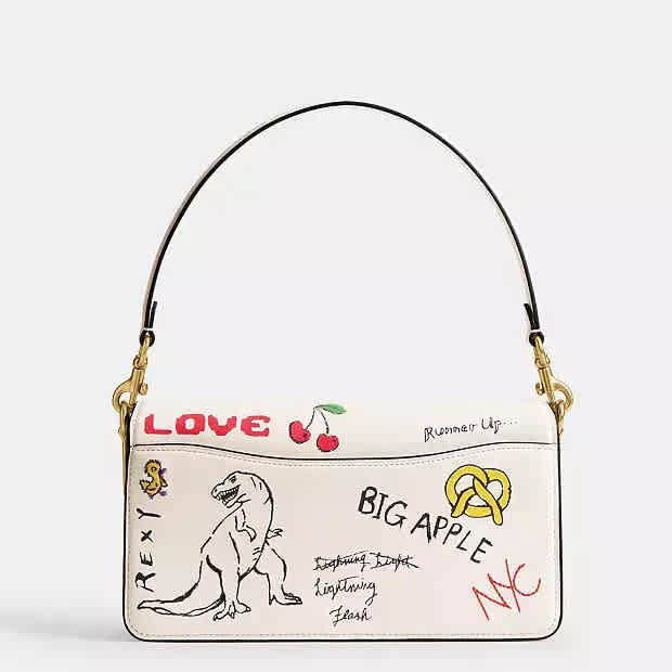 Coach Tabby Shoulder Bag 26 With Sketch Print-2