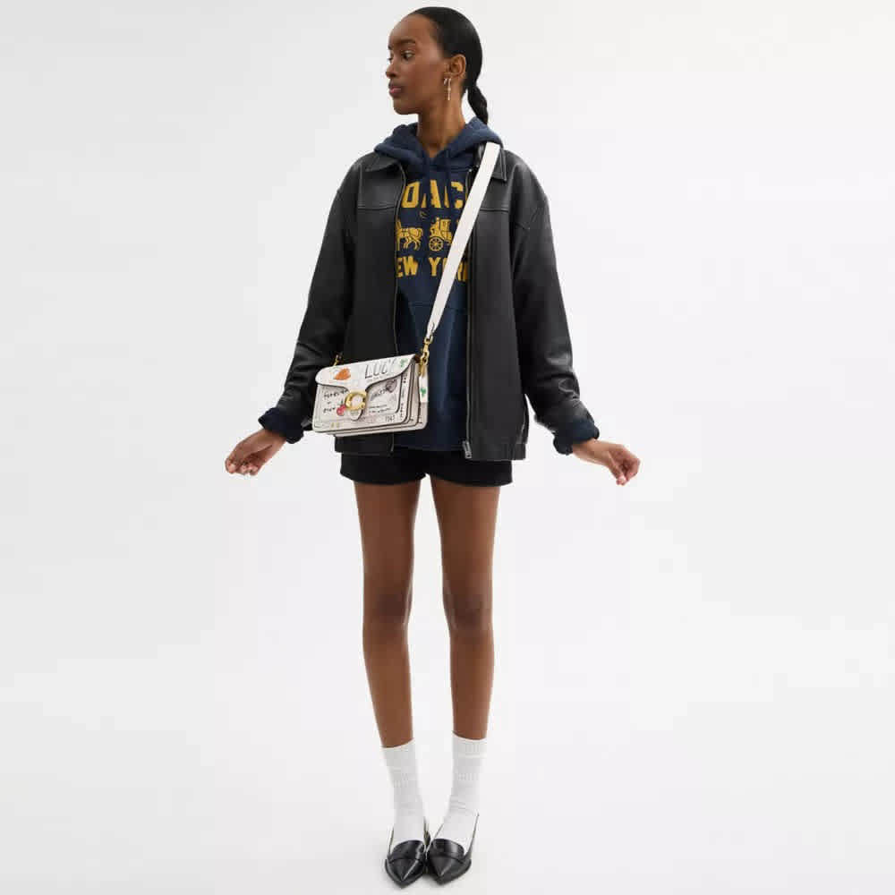 Coach Tabby Shoulder Bag 26 With Sketch Print-8