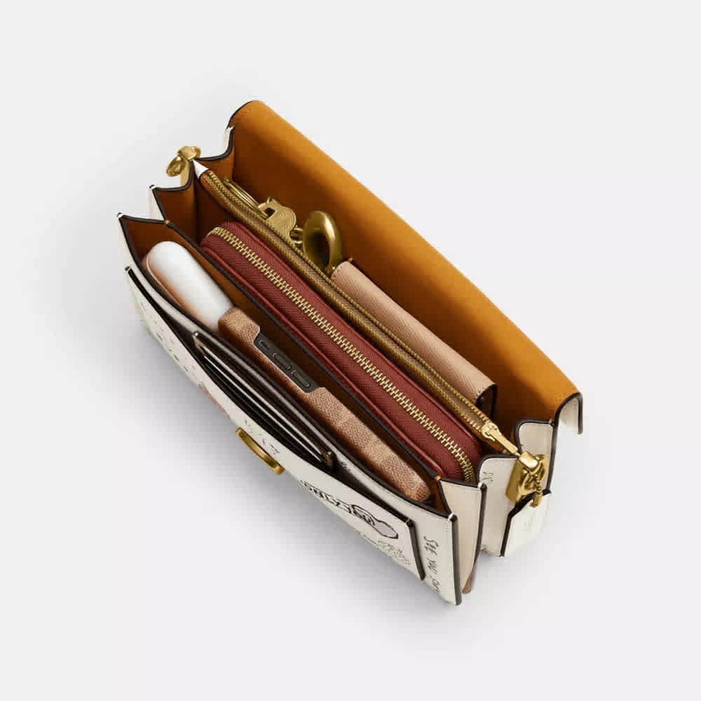 Coach Tabby Shoulder Bag 26 With Sketch Print-3