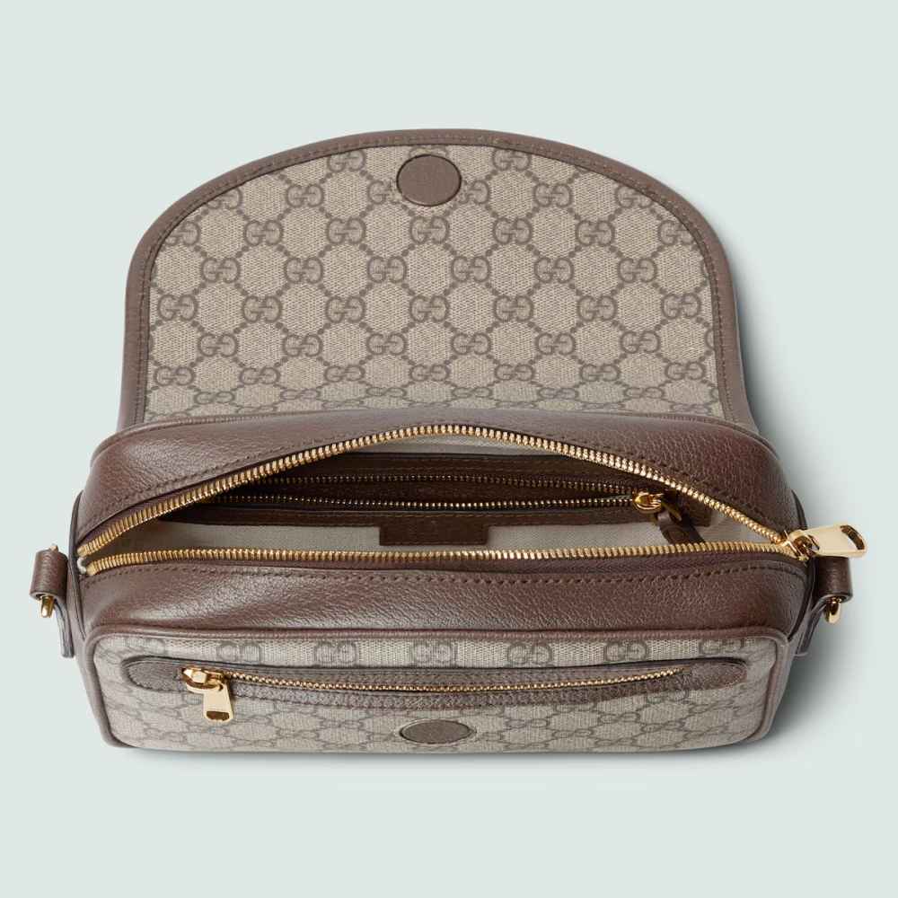 Gucci Ophidia Broad Studded Belt Crossbody Bag-thumb-5