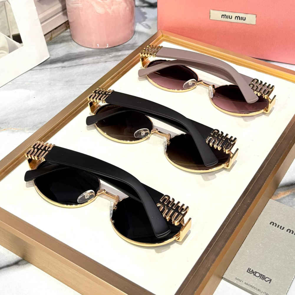 Miu Miu Pink Premium Women's Sunglasses-thumb-3