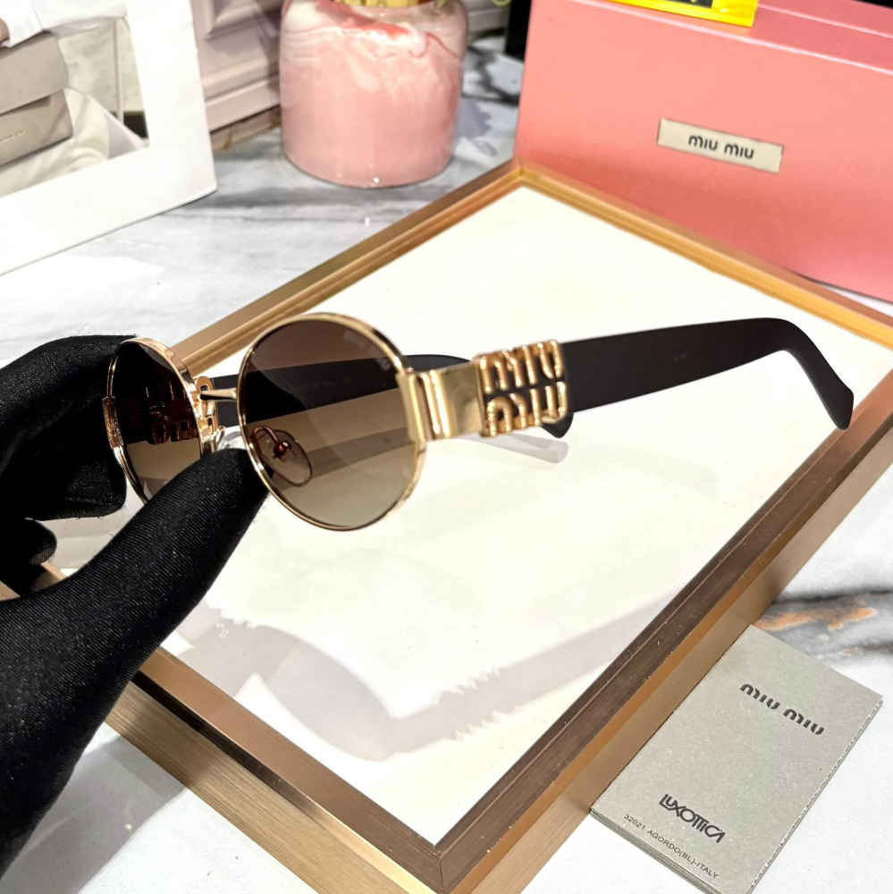 Miu Miu Brown Premium Women's Sunglasses-thumb-1