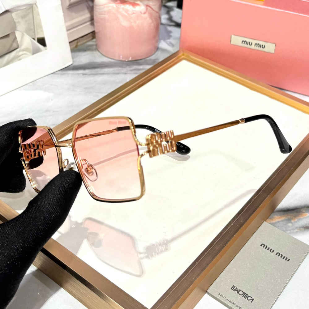 Miu Miu Pink Premium Women's Sunglasses-thumb-1