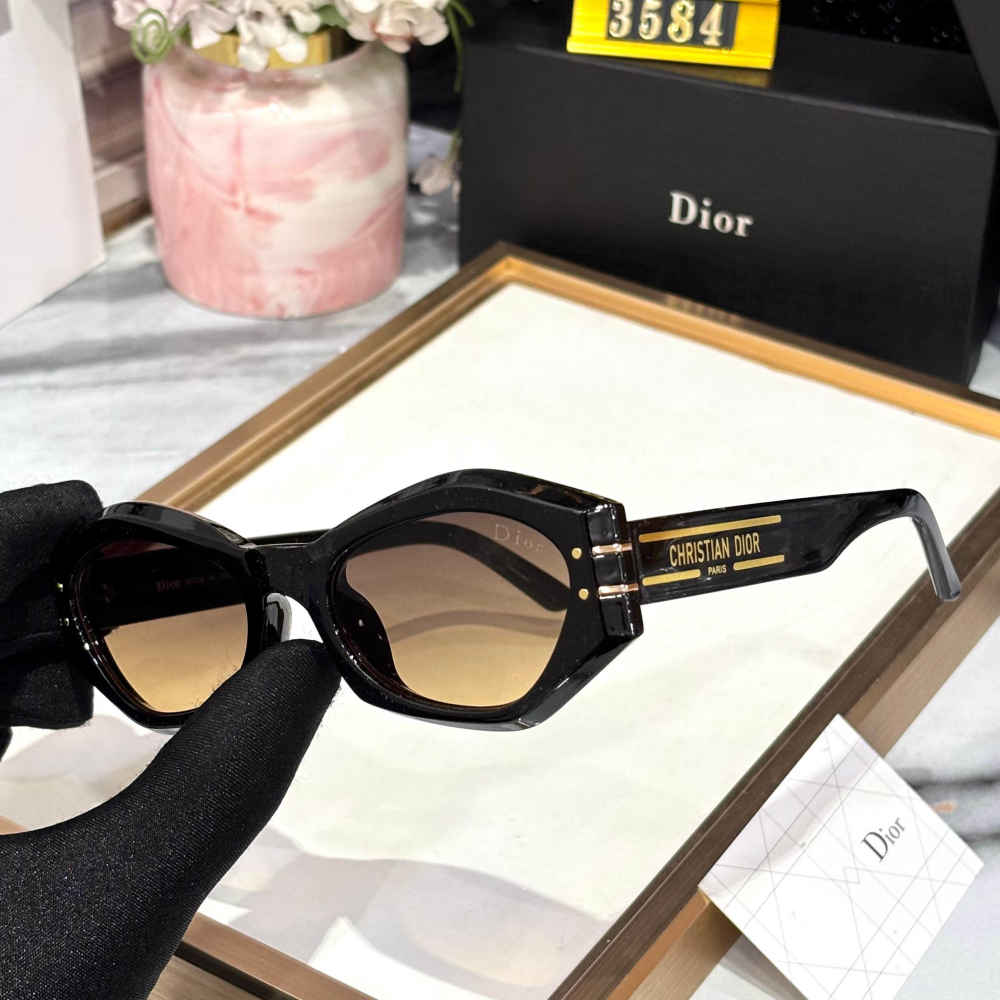 Dior Black & Brown Premium Women's Sunglasses-1