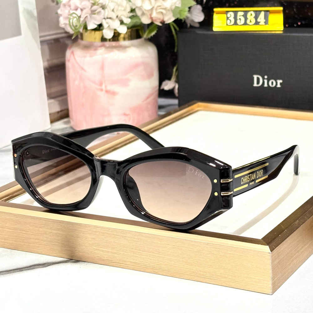 Dior Black & Purple Premium Women's Sunglasses-thumb-0
