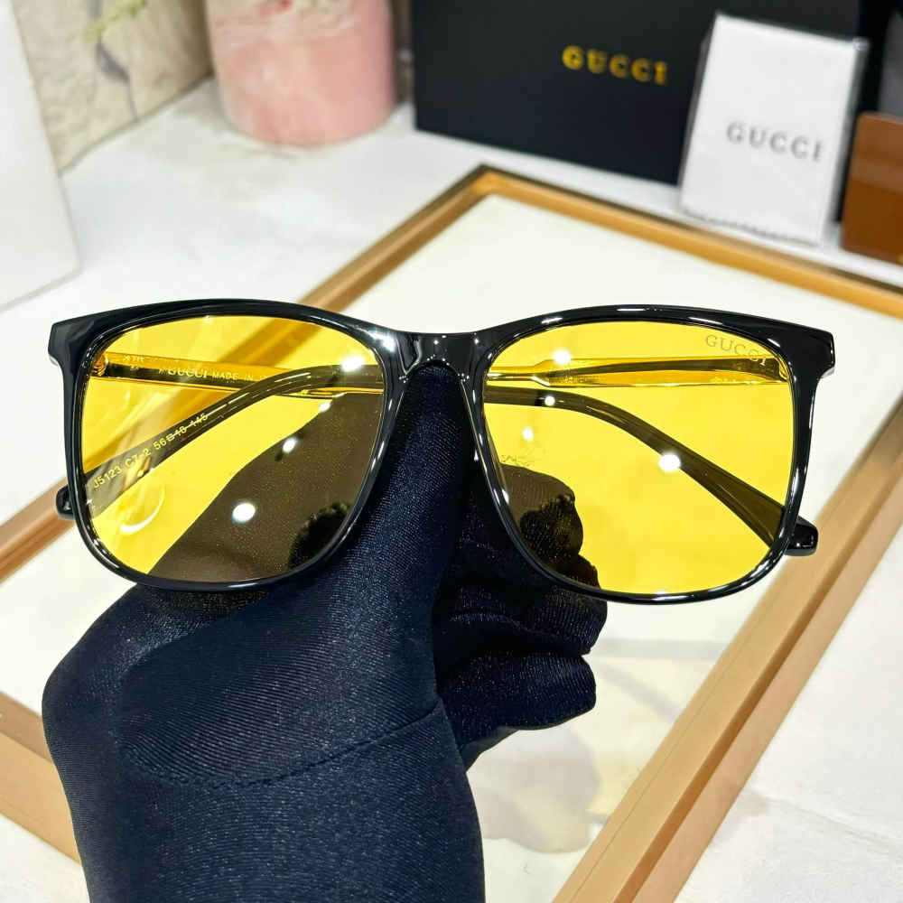 Gucci Yellow Luxury Sunglasses-thumb-1