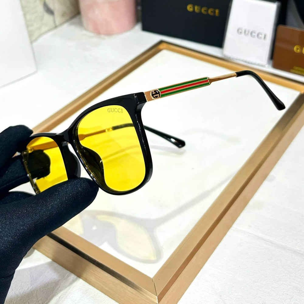 Gucci Yellow Luxury Sunglasses-thumb-2