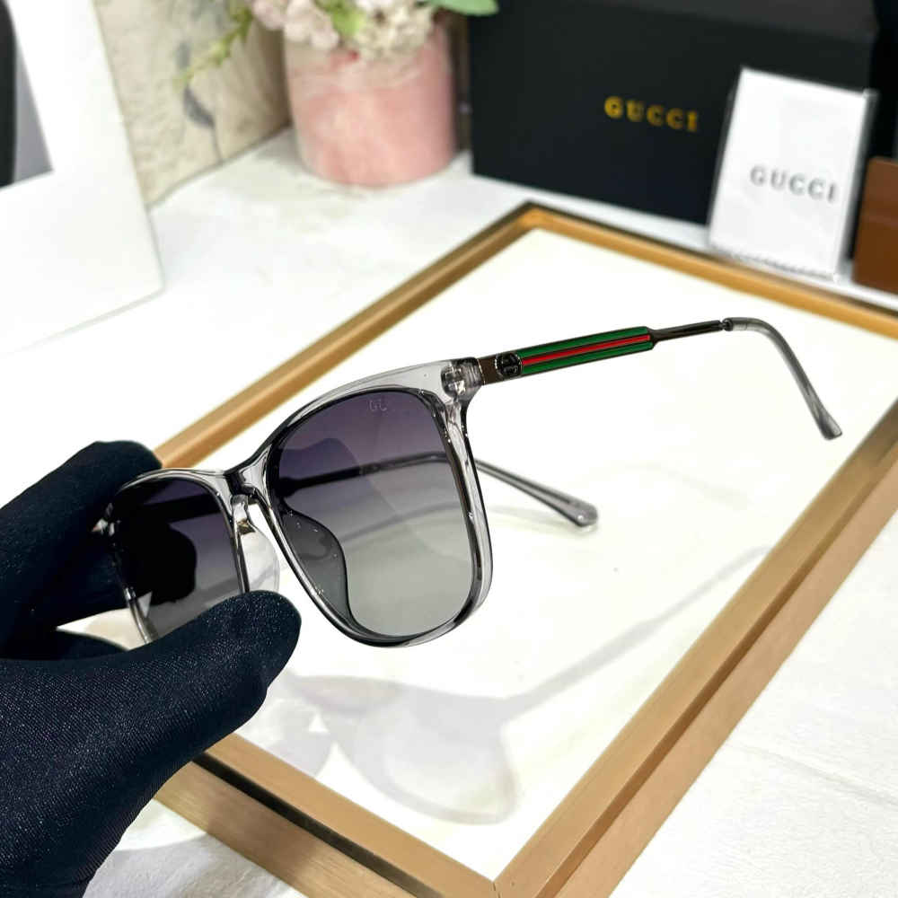 Gucci Silver & Purple Luxury Sunglasses-thumb-2