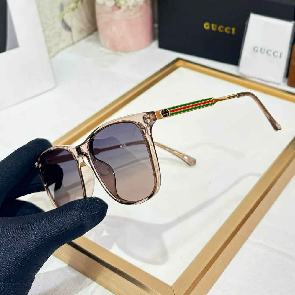 Gucci Golden & Purple Luxury Sunglasses-1