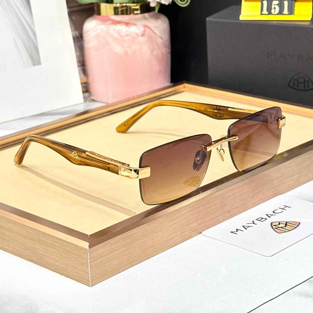 Maybach Red Luxury Sunglasses-1