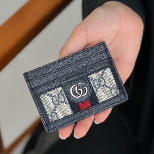 Gucci Black Premium Card Wallet-thumb-1