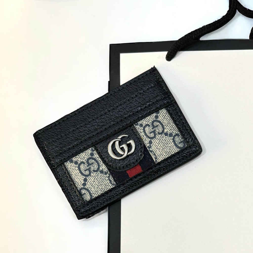 Gucci Black Premium Card Wallet-thumb-2