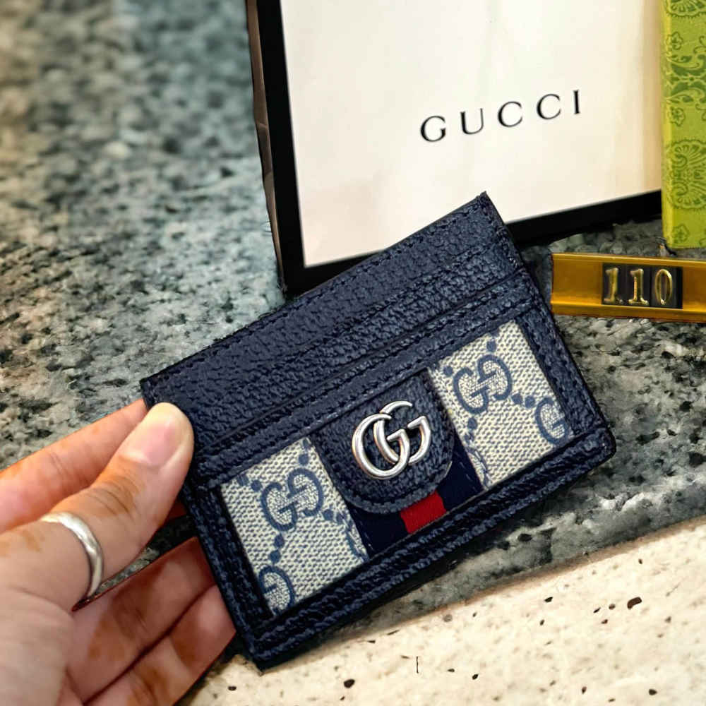 Gucci Black Premium Card Wallet-thumb-4