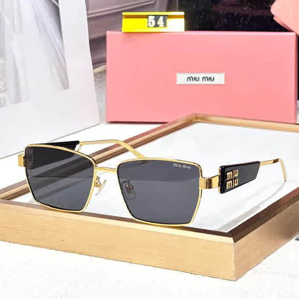 Miu Miu Black Premium Women's Sunglasses-thumb-0