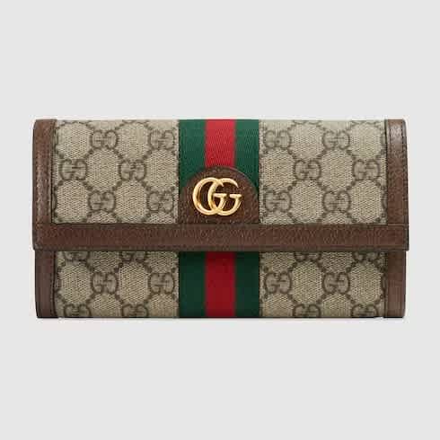 Gucci ophidia gg supreme shoulder bag-thumb-0