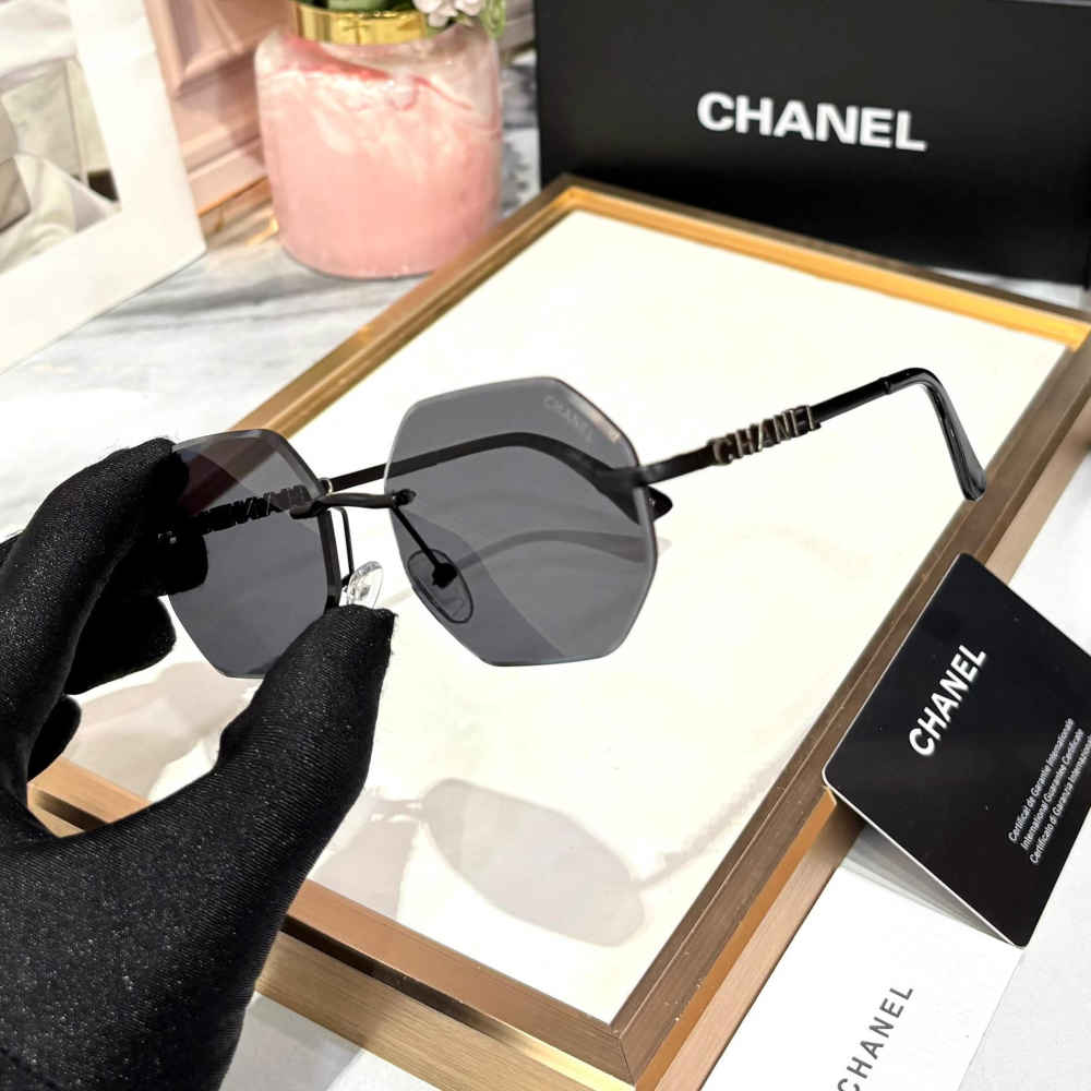 Chanel Black Premium Women's Sunglasses-1