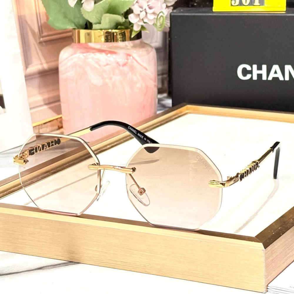 Chanel Purple Premium Women's Sunglasses-thumb-0