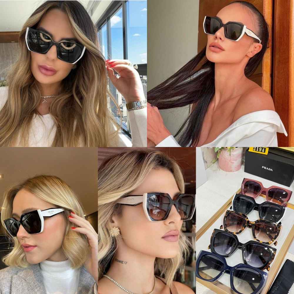 Prada Black & Golden Premium Women's Sunglasses-2