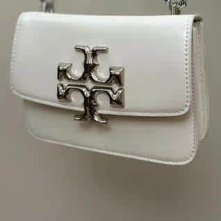 Tory Burch Small Eleanor White Sling Bag-1