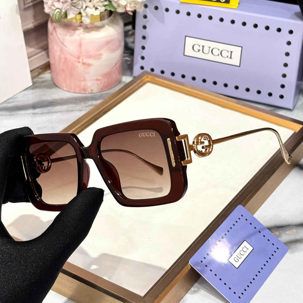 Gucci Brown Premium Women's Sunglasses-1