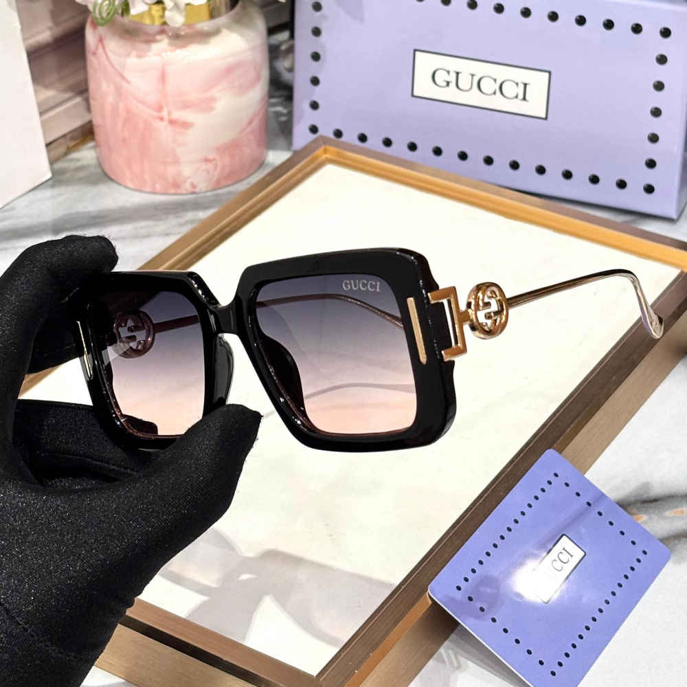 Gucci Black & Blue Premium Women's Sunglasses-thumb-1