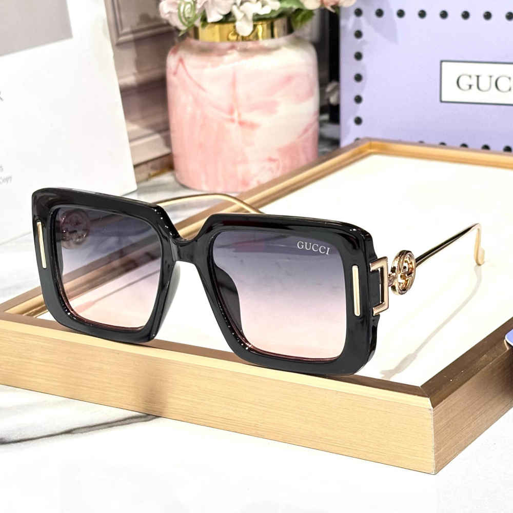 Gucci Black & Blue Premium Women's Sunglasses-thumb-0