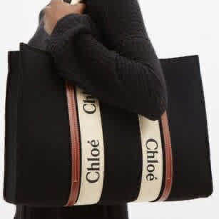 Chloe Woody Large Tote Bag-1