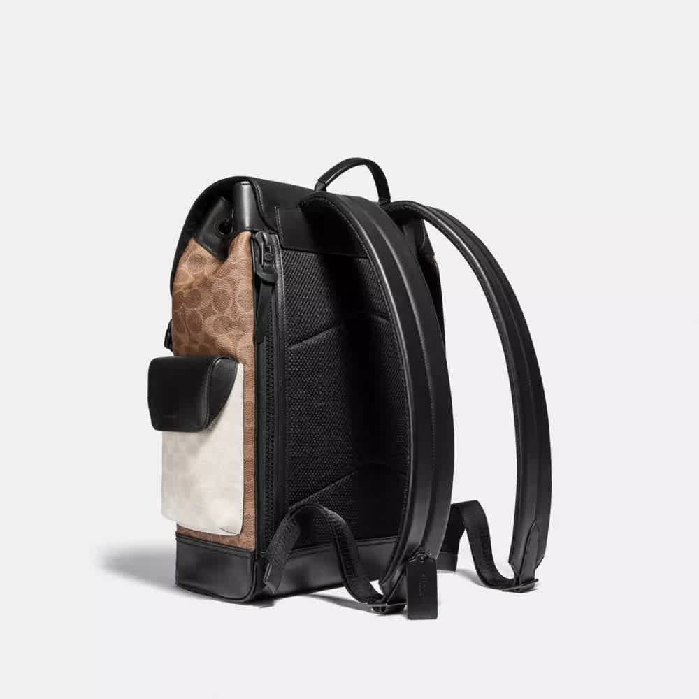 Coach Rivington Backpack In Colorblock Signature Canvas-1