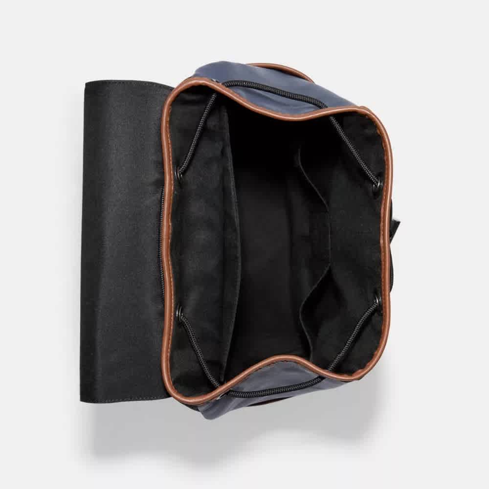 Coach Track Backpack In Colorblock Signature Canvas-2