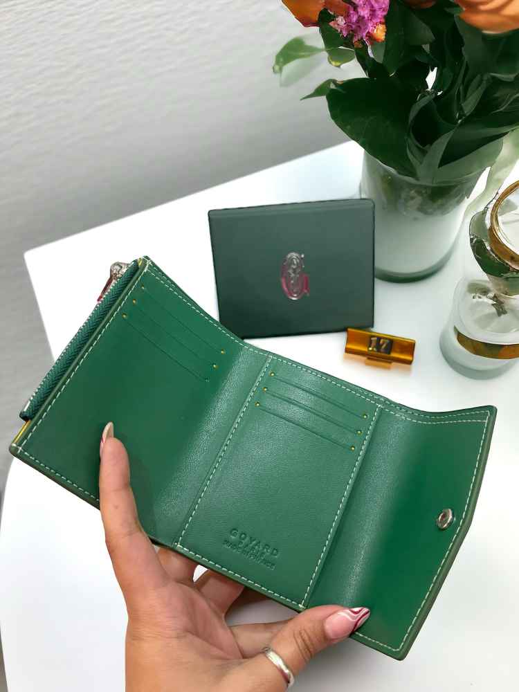 Goyard Artois PM Green Women's Wallet-3