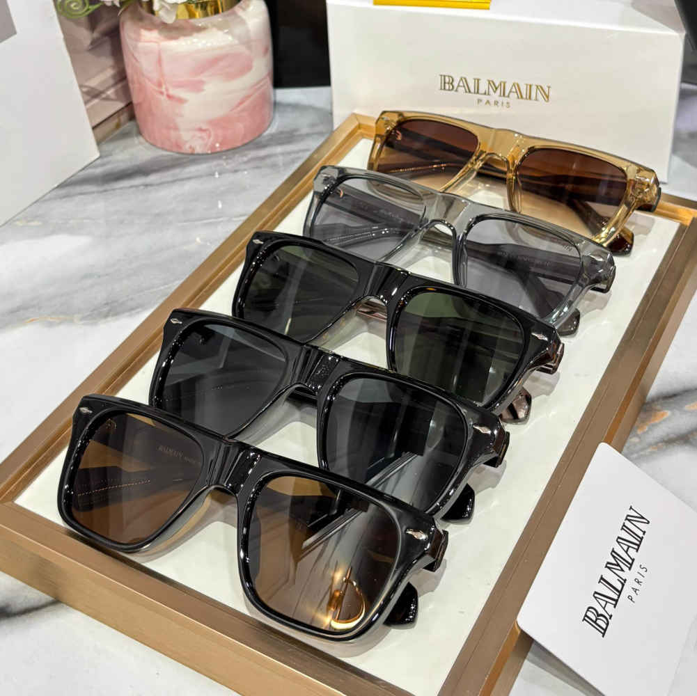 Balmain Brown & Green Luxury Sunglasses-2
