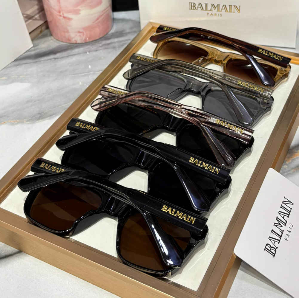 Balmain Brown & Green Luxury Sunglasses-3