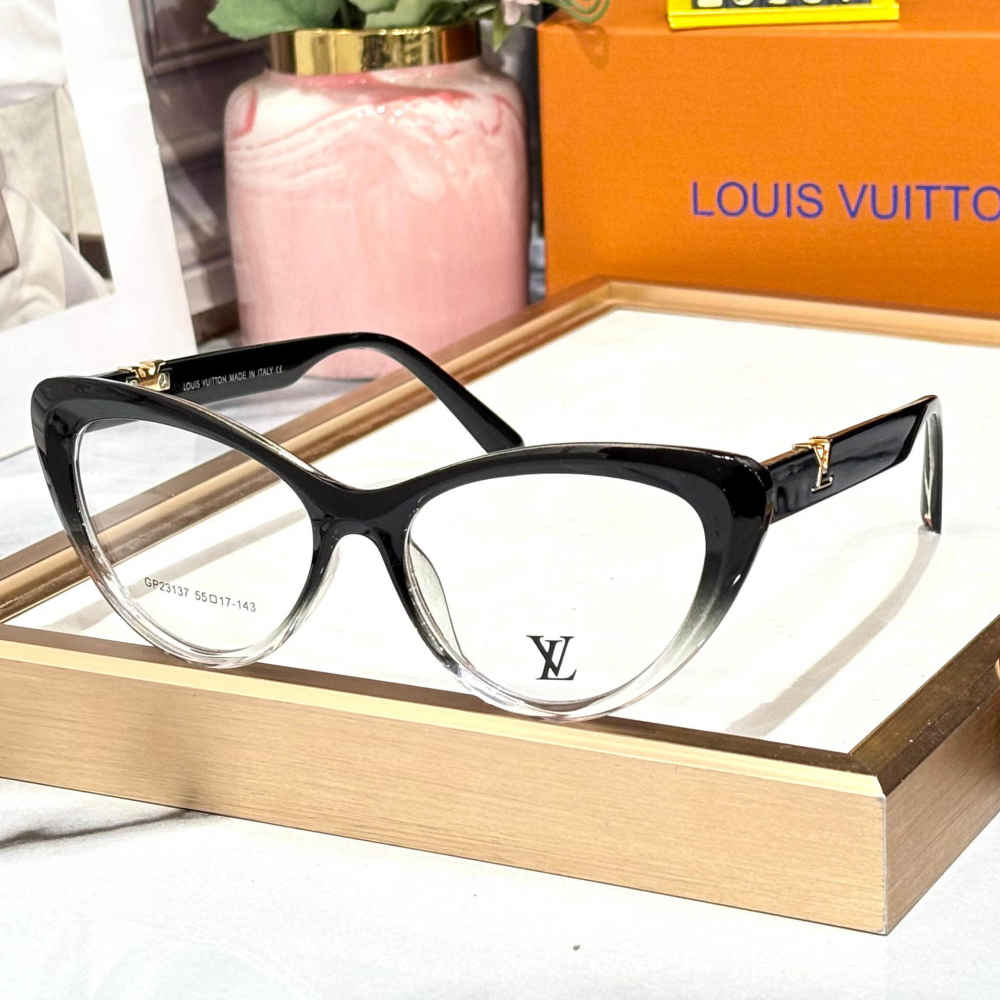 Louis Vuitton Black & White Premium Women's Sunglasses-thumb-0