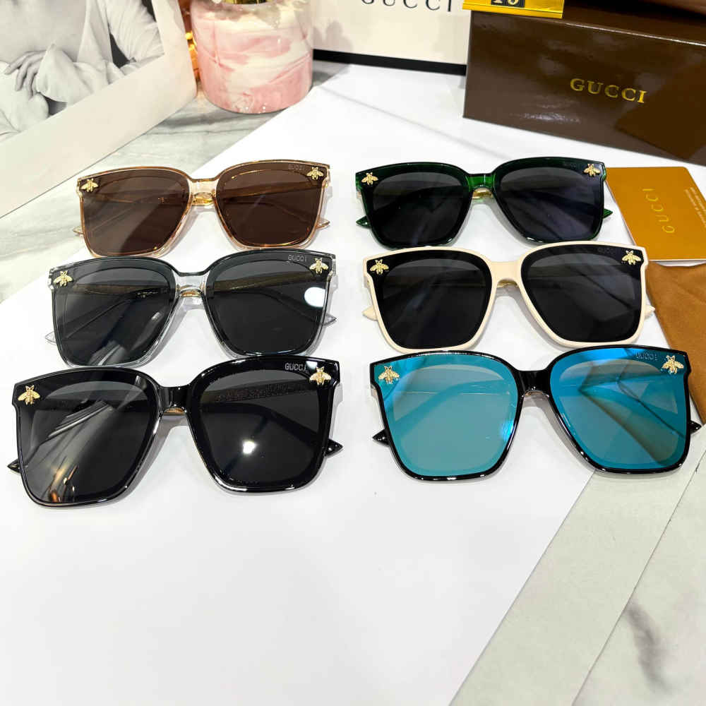 Gucci Black & Silver Premium Women's Sunglasses-2