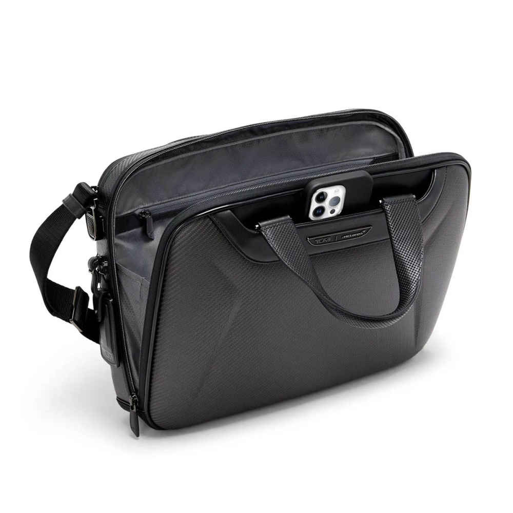 Tumi I McLaren Axle Slim Black Briefcase Bag-thumb-2