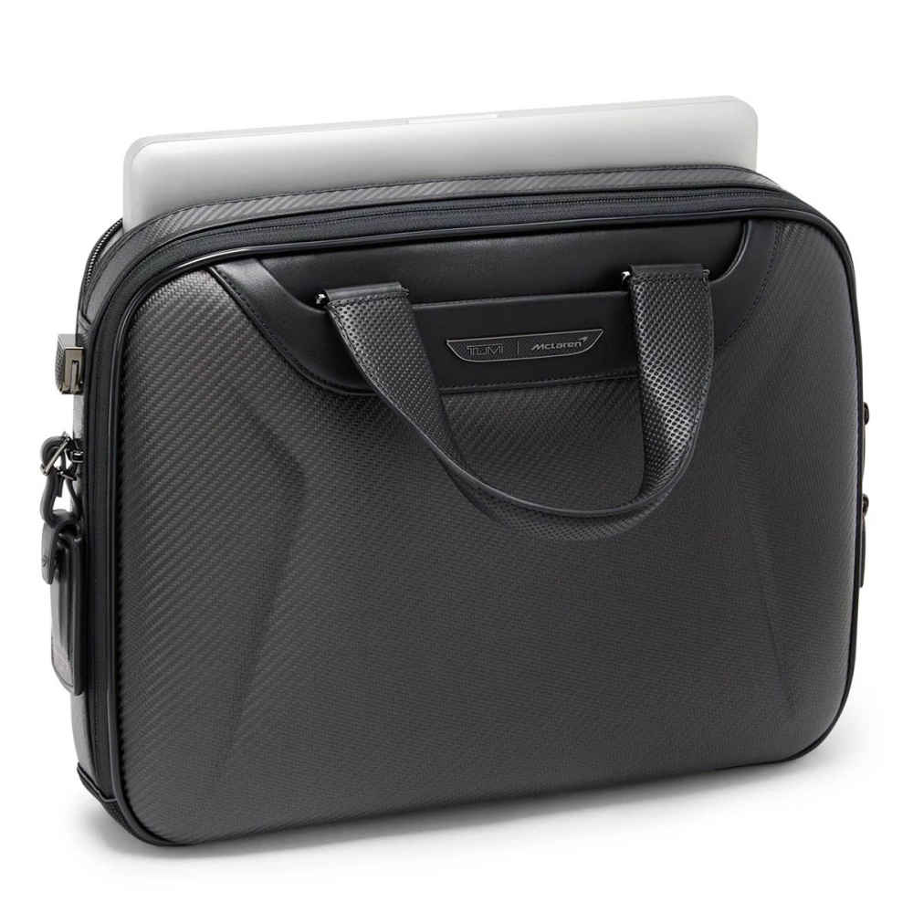 Tumi I McLaren Axle Slim Black Briefcase Bag-thumb-1