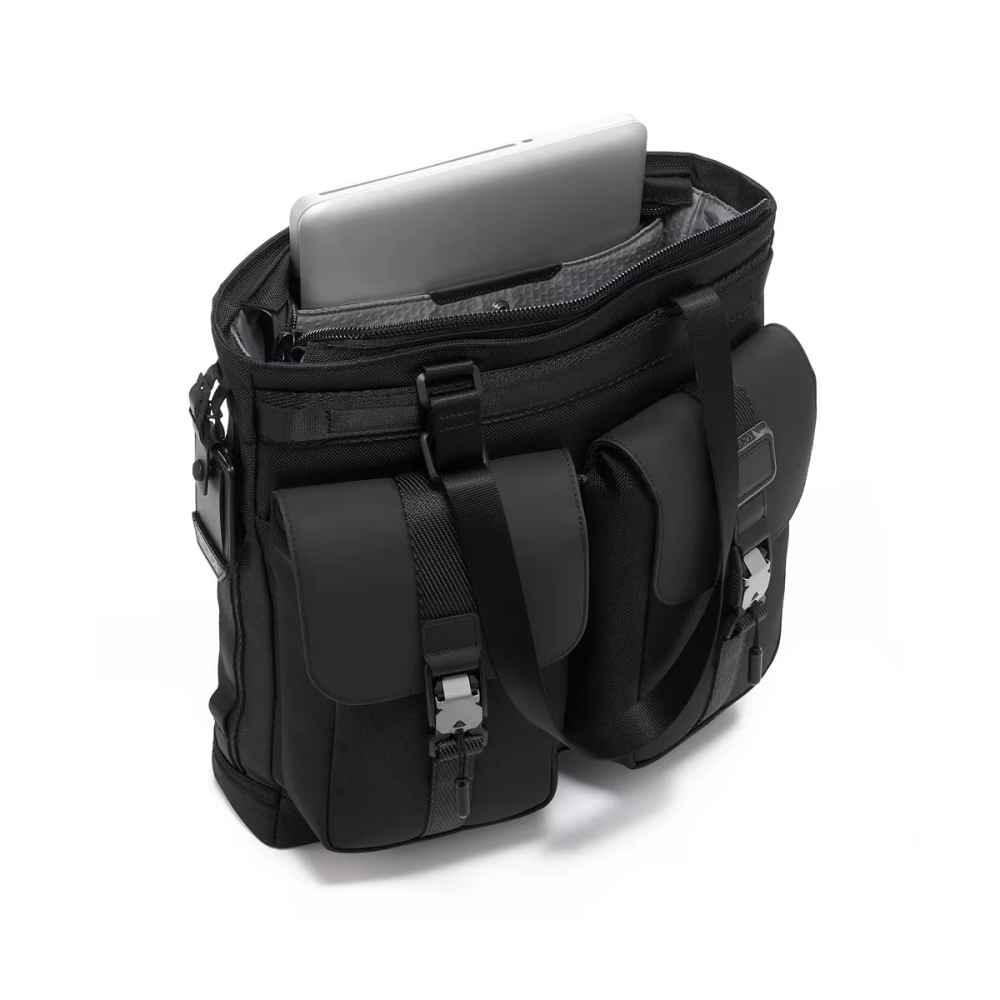 Tumi Alpha Bravo Liaison Tote Black Bag-2