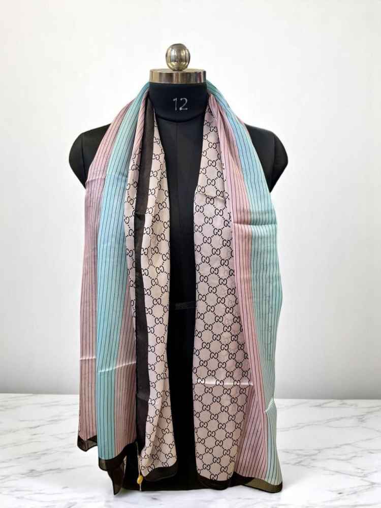 Gucci Designer Multicolor Silk Stole-1